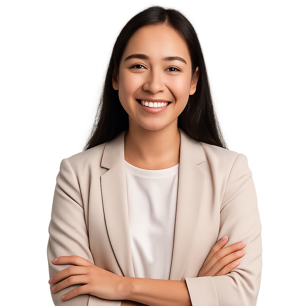 friendly portrait on neutral background (1)